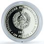 Transnistria 100 roubles Suvorov Fortress Tiraspol KM-36 silver coin 2002