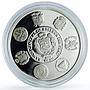 Peru 1 sol Ibero-American Railways Coloured KM-421 Trains proof silver coin 2020