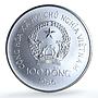 Vietnam 100 dong Elephant KM-21 Wildlife Protection Fauna silver coin 1986