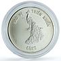 Vietnam 100 dong Peacock KM-20 Wildlife Protection Fauna Bird silver coin 1986