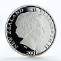 New Zealand 1 dollar Scott Base 1957-2007 proof silver coin 2007