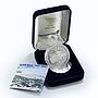 New Zealand 1 dollar Scott Base 1957-2007 proof silver coin 2007