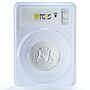 Guyana 50 dollars Independence Enmore Martyrs History PR68 PCGS silver coin 1976