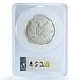 Indonesia 1000 rupiah General Sudirman Independence PR61 PCGS silver coin 1970