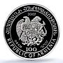 Armenia 100 dram Shoveler Duck KM-136 Red Book Bird PR 69 PCGS silver coin 2007