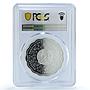 Kazakhstan 777 tenge Omir Shejiresi KM-544 Tree PR 69 PCGS silver coin 2021