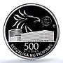 Philippines 500 piso Central Banking KM-311 Eagle Bird PL69 PCGS silv. coin 2019