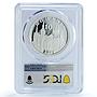 Romania 10 lei Peles Palace KM-399 Architecture PR 70 PCGS silver coin 2015