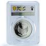 Indonesia 10000 rupiah Babi Rusa KM-45 Wildife Pig PR 69 PCGS silver coin 1987