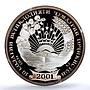 Tajikistan Ismail Somoni Independence 10 Years PR 68 PCGS 5 gr silver medal 2001