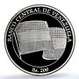 Venezuela 200 bolivares Miranda Vela De Coro Y#97 PR 67 PCGS silver coin 2010