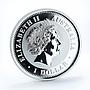 Australia 1 dollar Year of the Dog Lunnar Series I 1 oz Silver Coin 2006