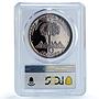 Costa Rica 10 colones Unification KM-192 History Tree PR68 PCGS silver coin 1970