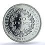 France 50 francs Hercules Gad-882 F-427 KM-941 MS 67 PCGS silver coin 1979