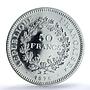 France 50 francs Hercules Gad-882 F-427 KM-941 MS 66 PCGS silver coin 1976