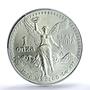 Mexico 1 onza Libertad Angel of Independence KM-494.2 MS67 PCGS silver coin 1990