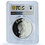 Zambia 10 kwacha Save the Children KM-27 UNICEF PR 66 PCGS silver coin 1989