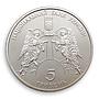 Ukraine 5 hryvnia Saint Cyril church monastery Kievan Rus Kyiv nickel coin 2006
