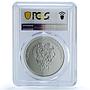 Armenia 100 dram Khachatryan KM-98 Music Composer MS 70 PCGS silver coin 2002
