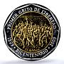 Bolivia Sucre Independence Revolution History MS 67 PCGS bimetal medal 2009