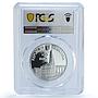 Croatia 100 Split City KM-50 Anniversary Church PR 69 PCGS silver coin 1995