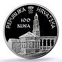 Croatia 100 Split City KM-50 Anniversary Church PR 69 PCGS silver coin 1995