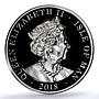 Isle of Man 1 angel Archangel Michael Piedfort KM-1611 PR69 PCGS silv. coin 2018