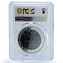 Kazakhstan 500 tenge Baikonur KM-379 Space Planets PR 69 PCGS silver coin 2012