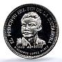 Nicaragua 500 cordobas Rigoberto Lopez Perez KM-47 PR 67 PCGS silver coin 1980