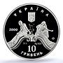 Ukraine 10 hryvnias Opera Ballet Theatre Lviv KM-123 PR 69 PCGS silver coin 2000