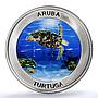 Aruba 5 florins Turtuga KM-66 Wildlife Fauna Turtle PR 68 PCGS silver coin 2019