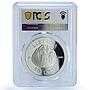 Lithuania 50 litu Kernave KM-143 UNESCO City Fortress PR70 PCGS silver coin 2005