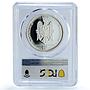 Moldova 100 lei Trajans Column KM-112 Monument Statue PR69 PCGS silver coin 2013