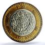 Mexico 10 pesos Millennium Aztec Rev. KM-636 MS 67 PCGS bimetal coin 2000