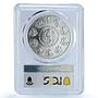 Mexico 1 onza Libertad Angel of Independence KM-639 MS 66 PCGS silver coin 2001