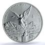 Mexico 1 onza Libertad Angel of Independence KM-639 MS 66 PCGS silver coin 2001