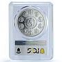 Mexico 1 onza Libertad Angel of Independence KM-639 MS 66 PCGS silver coin 2002