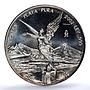 Mexico 1 onza Libertad Angel of Independence KM-639 MS 66 PCGS silver coin 2002