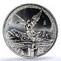 Mexico 1 onza Libertad Angel of Independence KM-613 MS 67 PCGS silver coin 1998