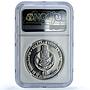Brunei 10 dollars Independence Hassan Bolkiah KM-61a MS 69 NGC silver coin 1994