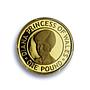 Jersey 1 pound Princess Diana Wales KM-173 Politics PR 69 PCGS gold coin 2007