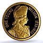 Alderney 1 pound Nelson Trafalgar Battle KM-119 History PR70 PCGS gold coin 2005