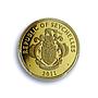 Seychelles 25 rupees Independence KM-133 Turtle PR 70 PCGS gold coin 2011