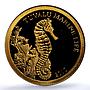 Tuvalu 2 dollars Seahorse KM-168 Marine Life Fauna PR 69 PCGS gold coin 2010