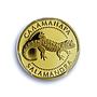 Ukraine 2 hryvnias Salamander KM-178 Fauna Lizard PR 69 PCGS gold coin 2003