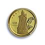 Macau 50 patacas Return China A Ma Lotus KM-154 Statue PR 69 PCGS gold coin 2009