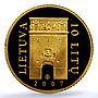 Lithuania 10 litu Sectio Aurea Golden Section KM-160 PR 69 PCGS gold coin 2007