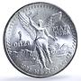 Mexico 1 onza Libertad Angel of Independence KM-494.1 Bullion silver coin 1988