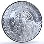 Mexico 1 onza Libertad Angel of Independence KM-494.1 Bullion silver coin 1988