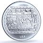 Mexico 5 pesos Bajorrelieve Tajin KM-569 Precolombina Veracruz silver coin 1993